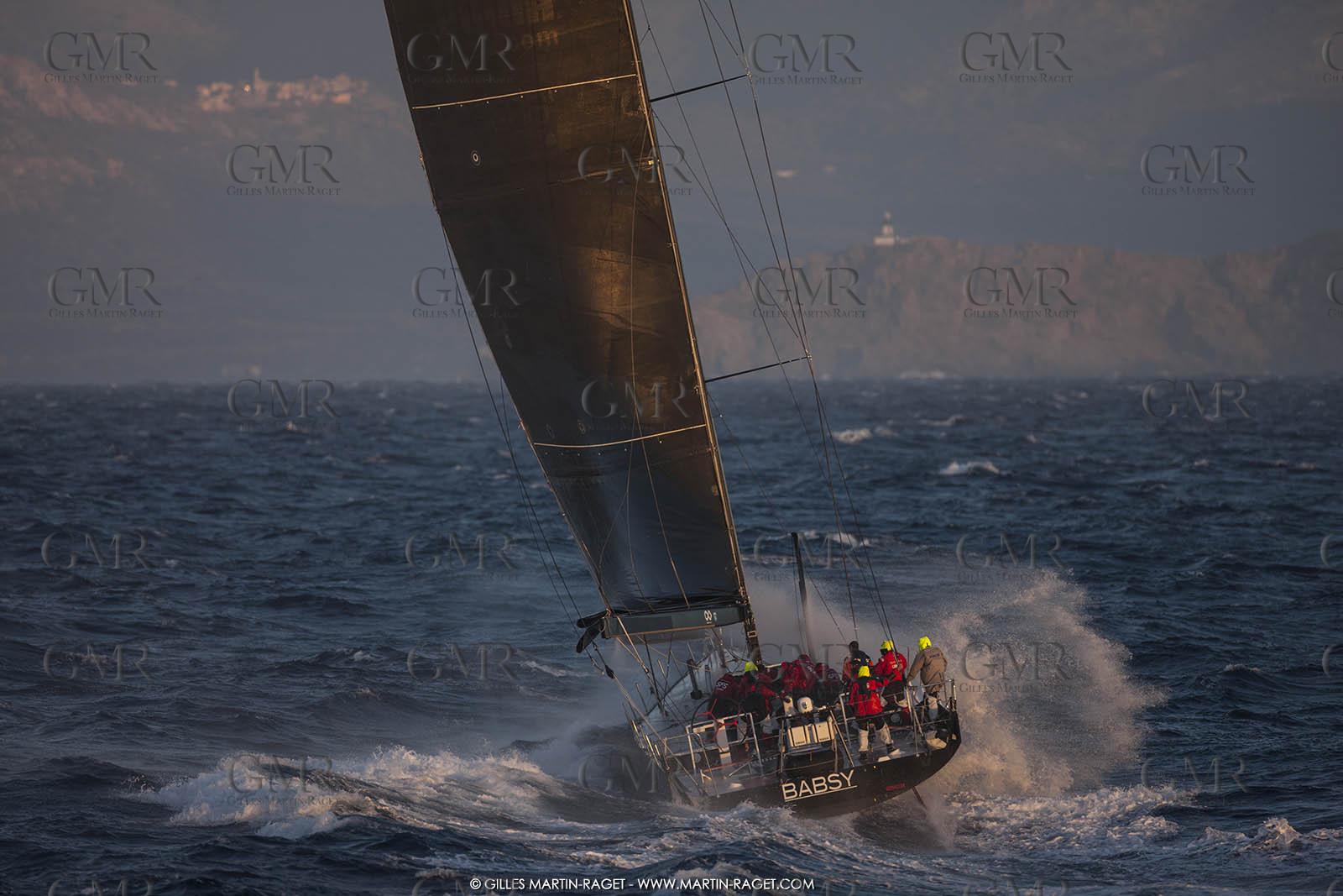 09 10 2017, Calvi (FRA,20), VOR 70 Babsy, Tentative de record autour de la Corse à la voile, skipper Franck Cammas