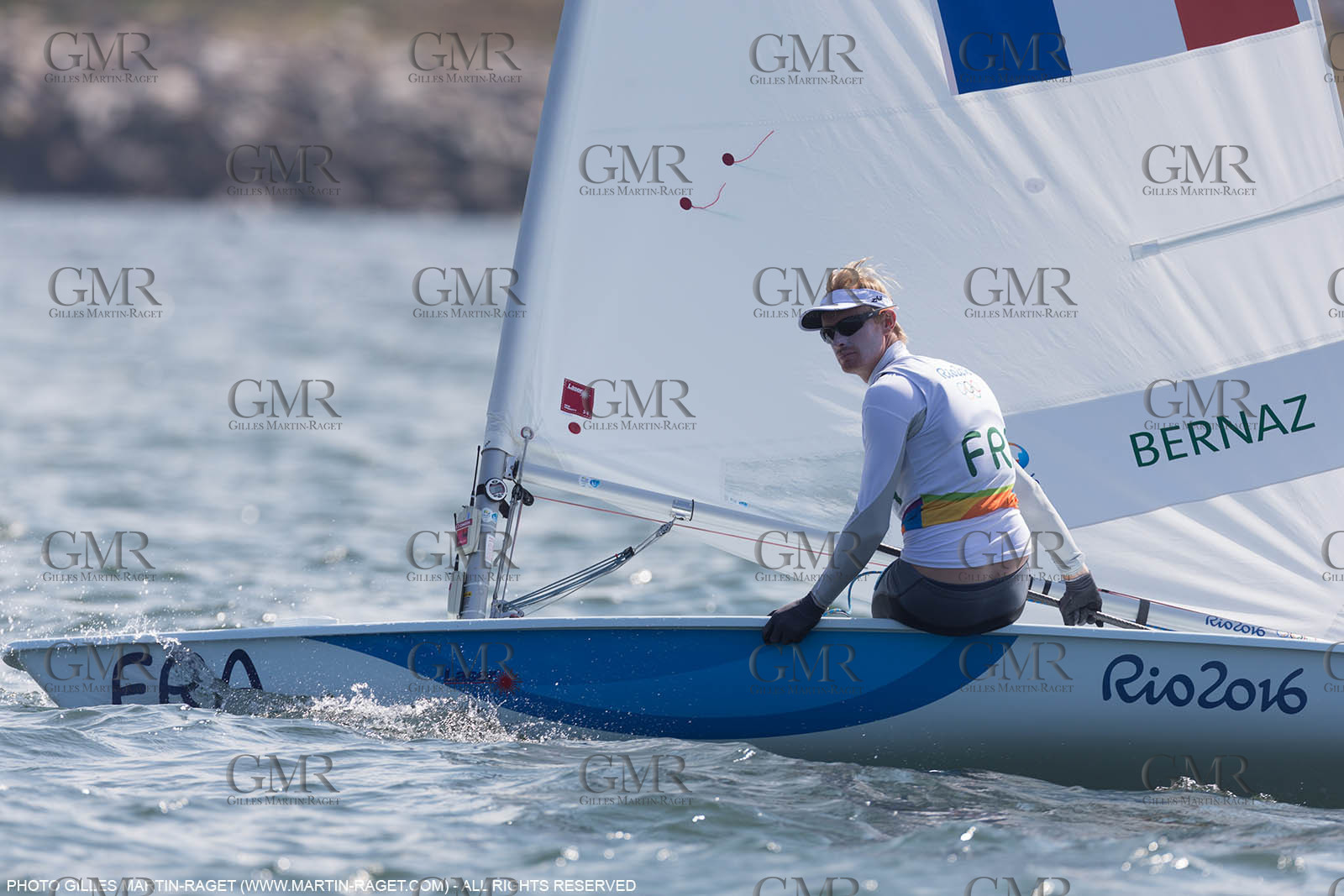 16 08 2016, Rio de Janeiro (BRA), 2016 Olympic Games, Sailing, Laser Medal Race, JB Bernaz