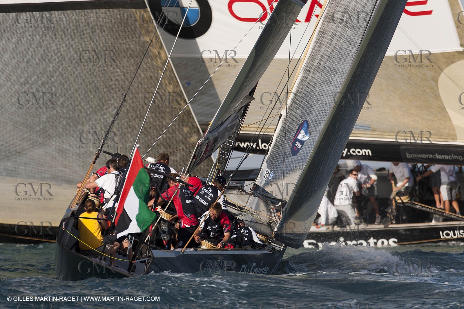 17 11 2010 - Dubai (UAE) - Dubai Louis Vuitton Trophy -  BMW ORACLE Racing Vs  Emirates Team New Zealand