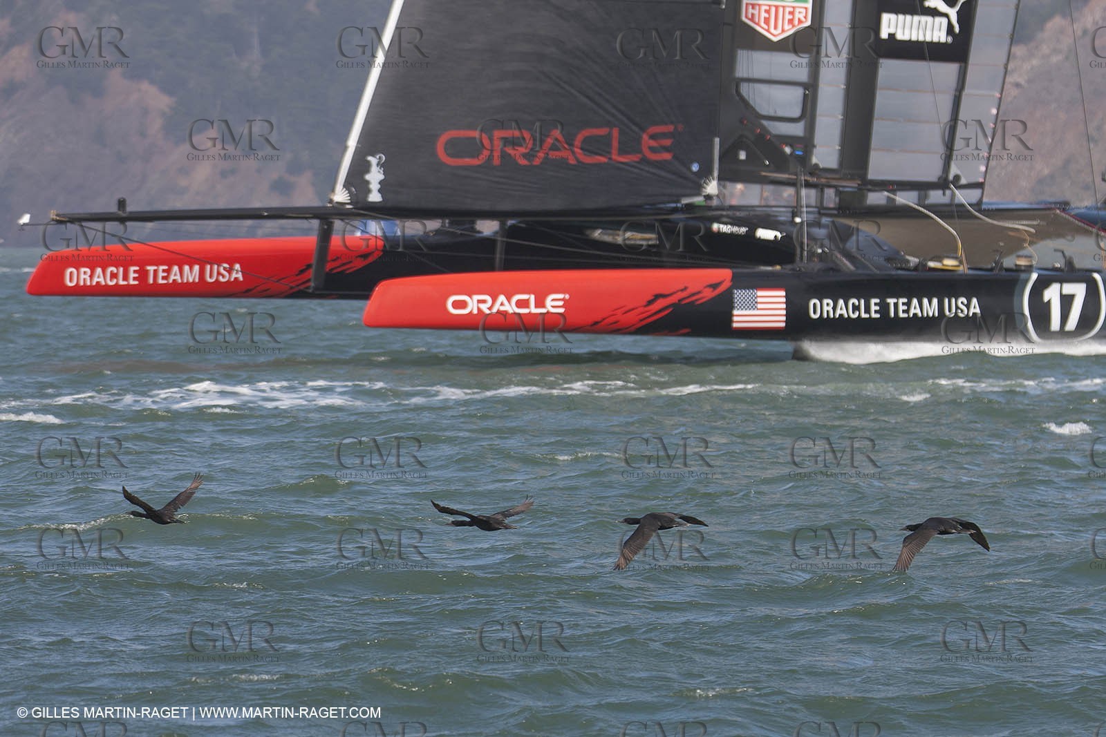 16 08 2013 - San Francisco (USA,CA) - 34th America's Cup - Louis Vuitton Cup - Louis Vuitton Cup Final - Race Day 1