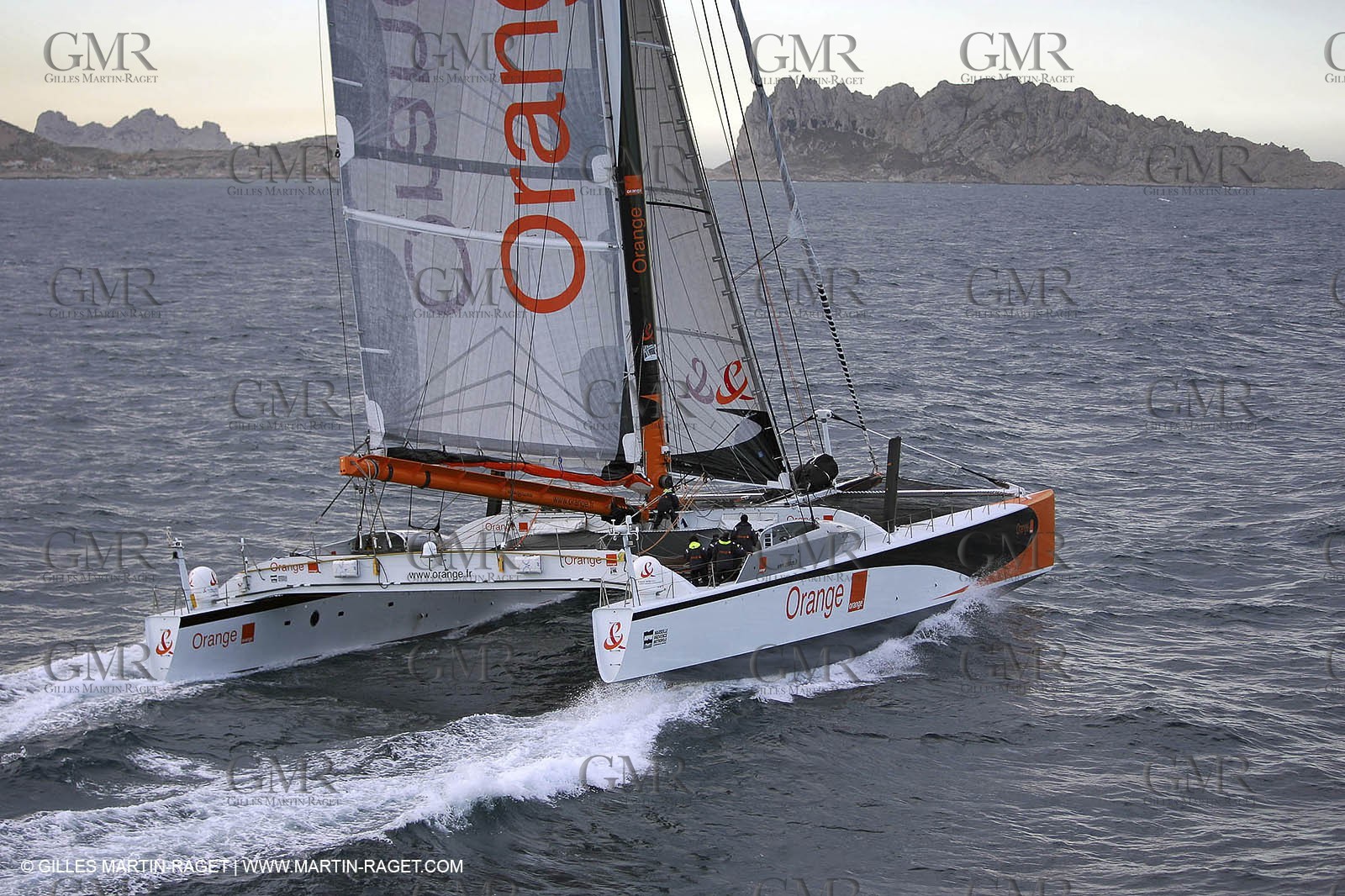 Orange II - 2004 Mediterranée Record - Start off Marseilles