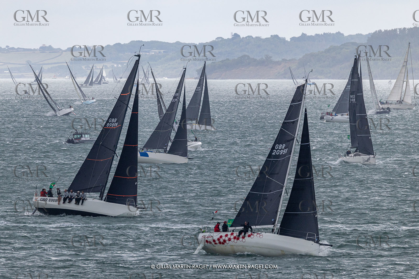 26 07 2025, Cowes (UK, IOW), Admiral's Cup 2025, Rolex Fastnet Race start,