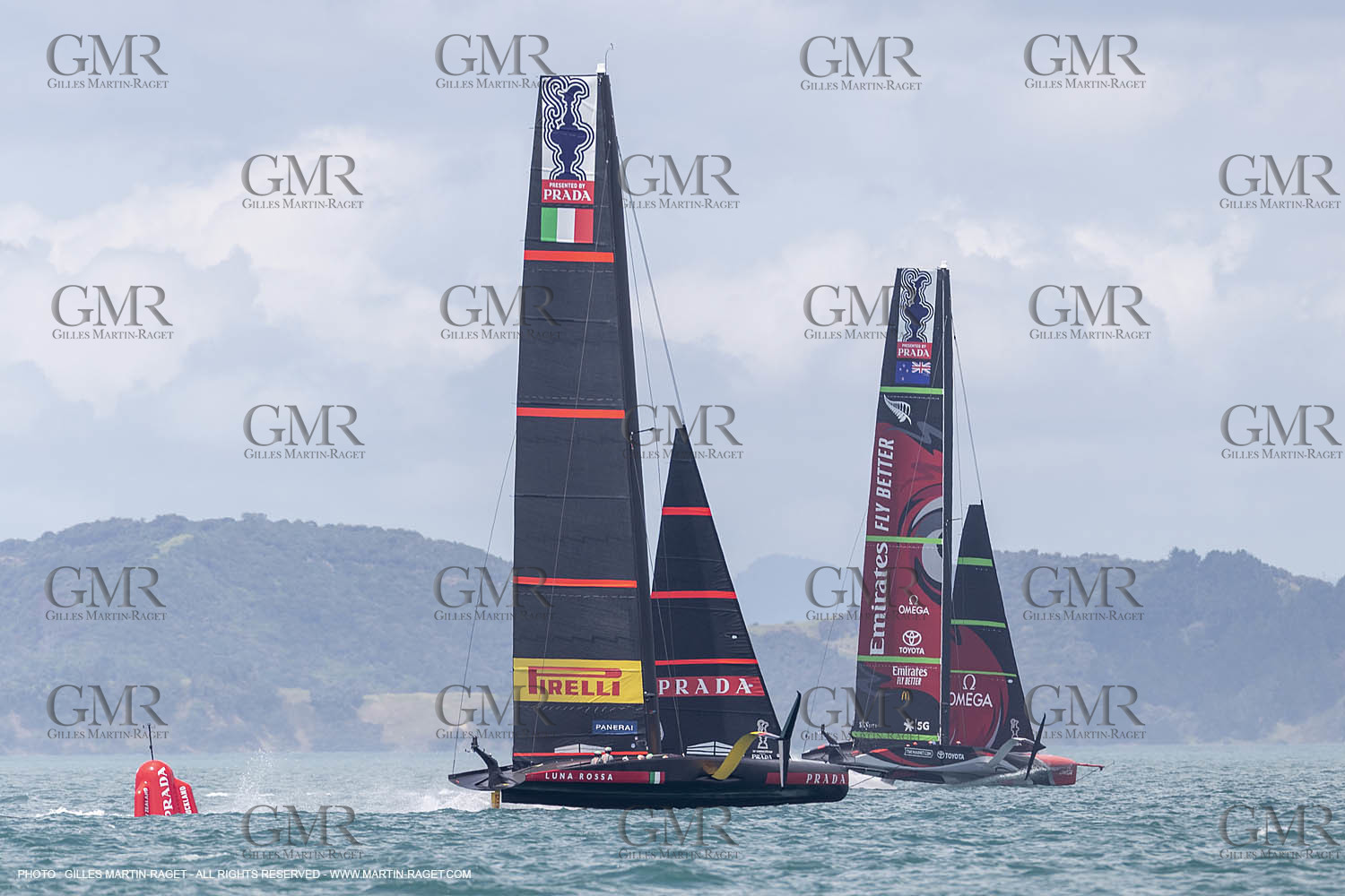 08 12 2020 - Auckland (NZL) - 36th America's Cup - Practice Sessions - Day 1
