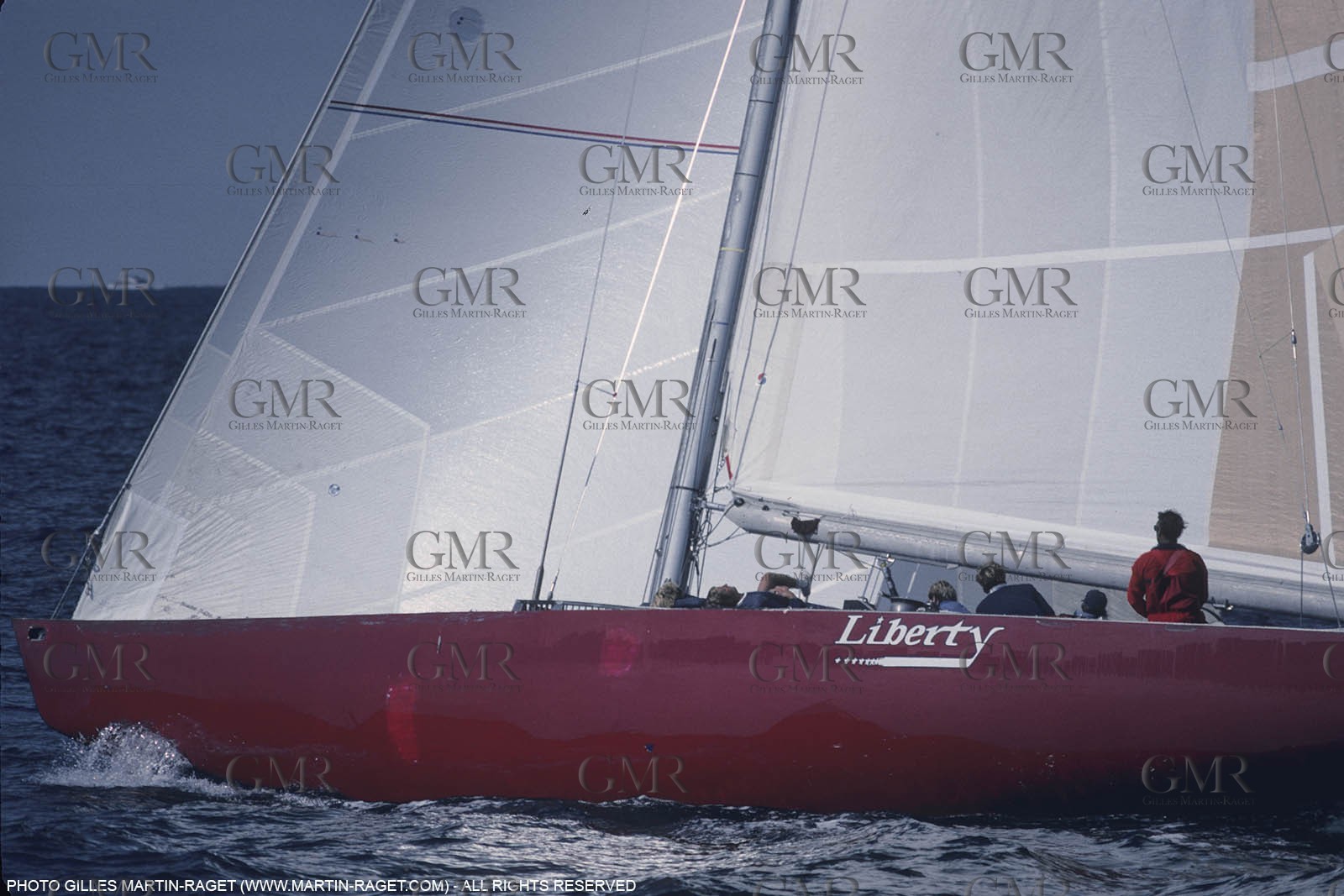 25th America's Cup Newport 1983, Final match, Australia II vs Liberty