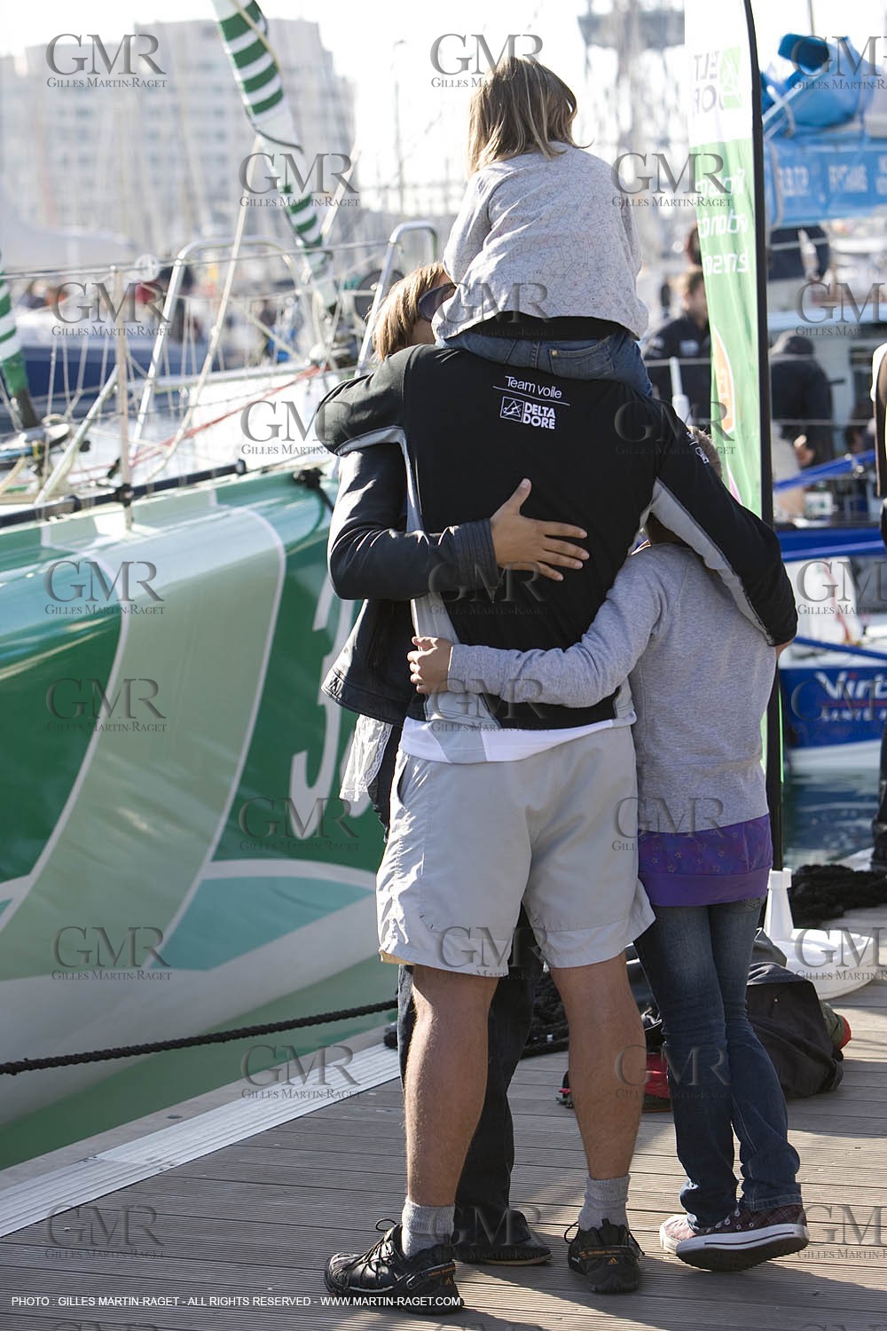 09 11 2007 - Barcelona (Spain) -  Barcelona World Race 2007 - Delta Dore (Jeremie Beyou   Sidney Gavignet)