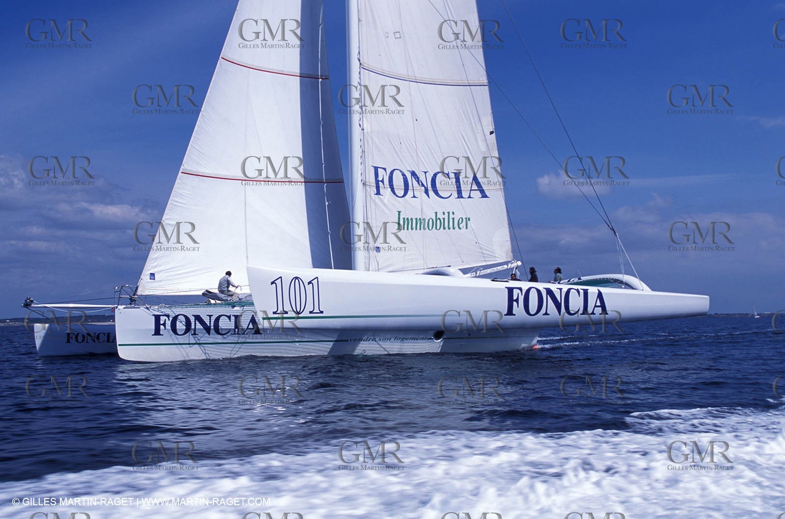 ORMA 60' Trimaran Foncia 2 - Alain Gauthier - First sails