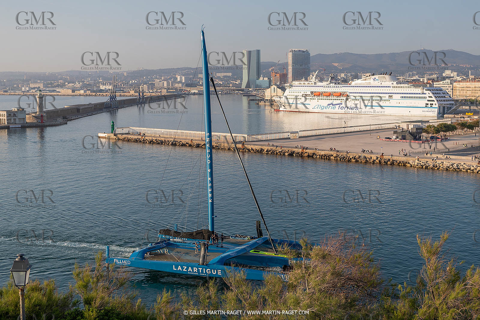 17 05 2022, Marseille (FRA), Arrivée du trimaran Ultim SVR LAZARTIGUE à Marseille