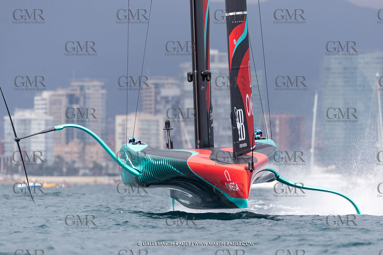 12:10 2024, Barcelona (ESP), Louis Vuitton 37th America's Cup, Final Match, Race Day 1, Race 1
