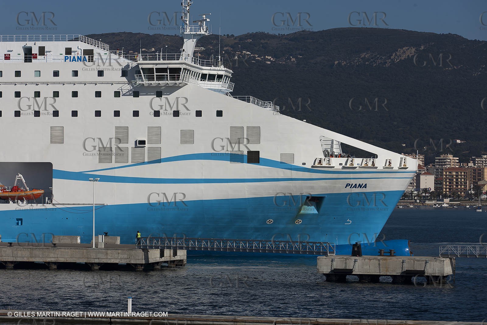 16 02 2012 - Ajaccio (FRA, Corse) -  La Méridionale shipping company- Piana at Ajaccio