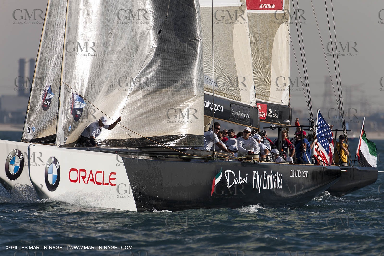 17 11 2010 - Dubai (UAE) - Dubai Louis Vuitton Trophy -  BMW ORACLE Racing Vs  Emirates Team New Zealand