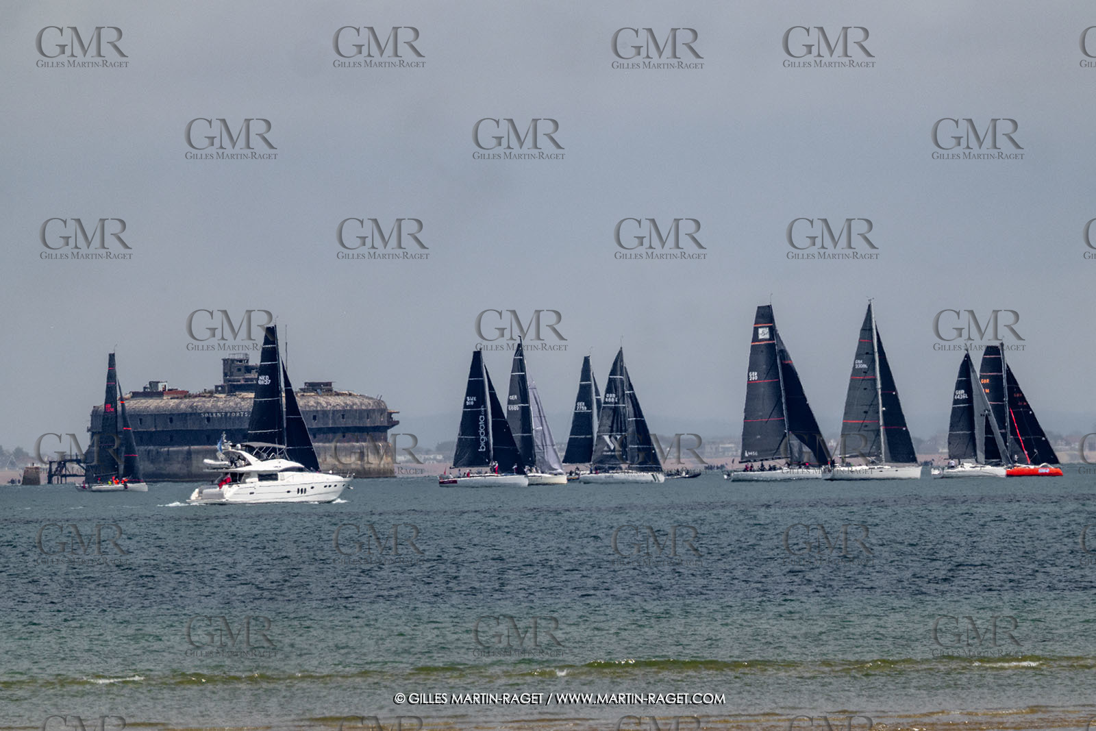 19 07 2025, Cowes (UK, IOW), Admiral's Cup 2025, Channel Race Start