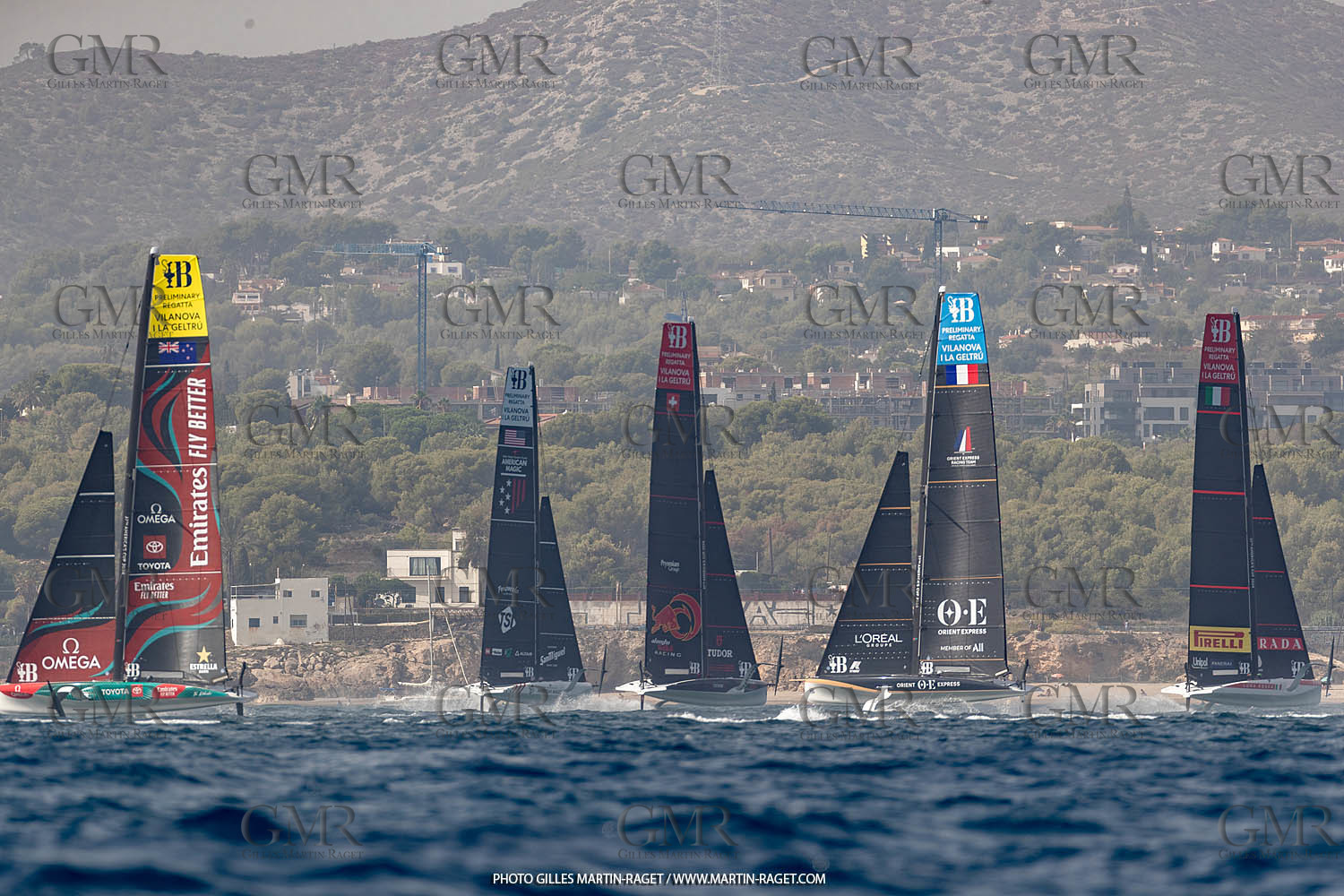 15 09 2023, Vilanova i La Geltru (ESP), 37th America's Cup, Preliminary Regatta N° 1, Race Day 3