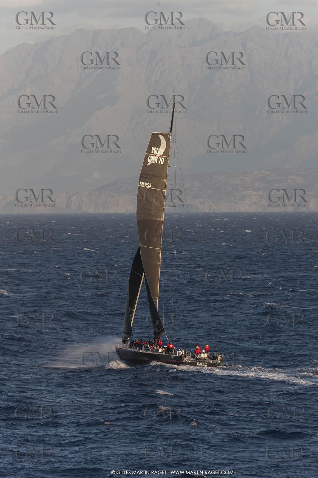 09 10 2017, Calvi (FRA,20), VOR 70 Babsy, Tentative de record autour de la Corse à la voile, skipper Franck Cammas