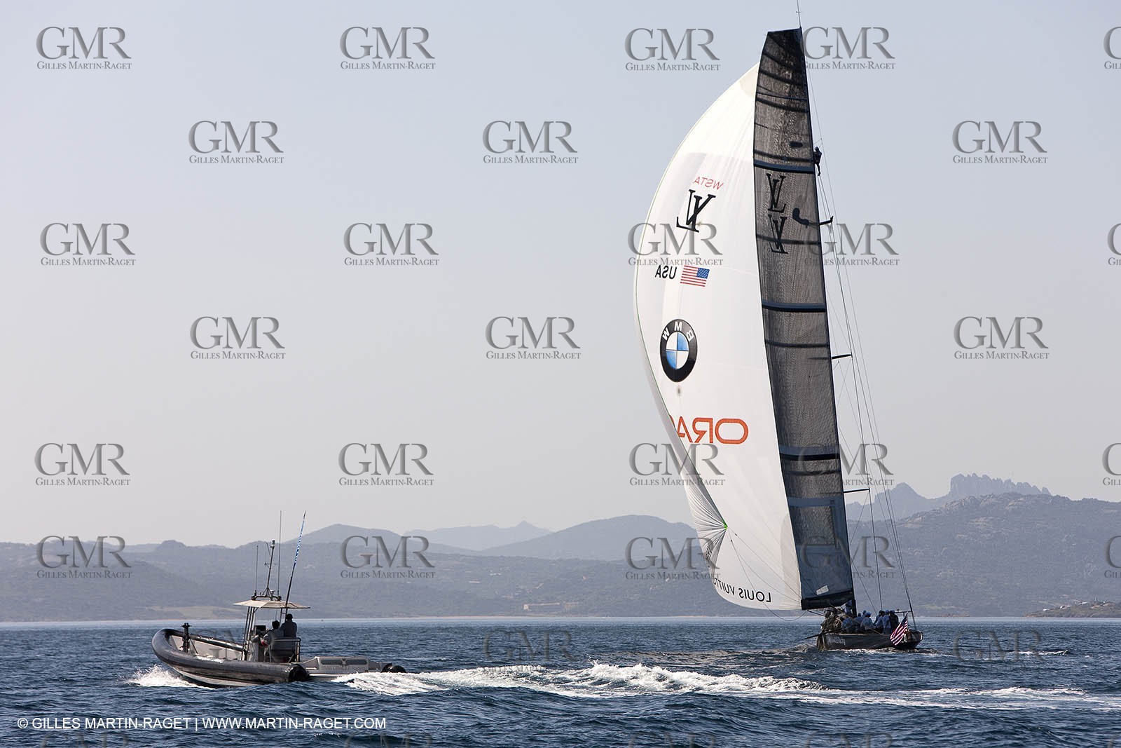 18 05 2010 - La Maddalena (ITA, Sardinia) Louis Vuitton Trophy - BMW ORACLE Racing - Training