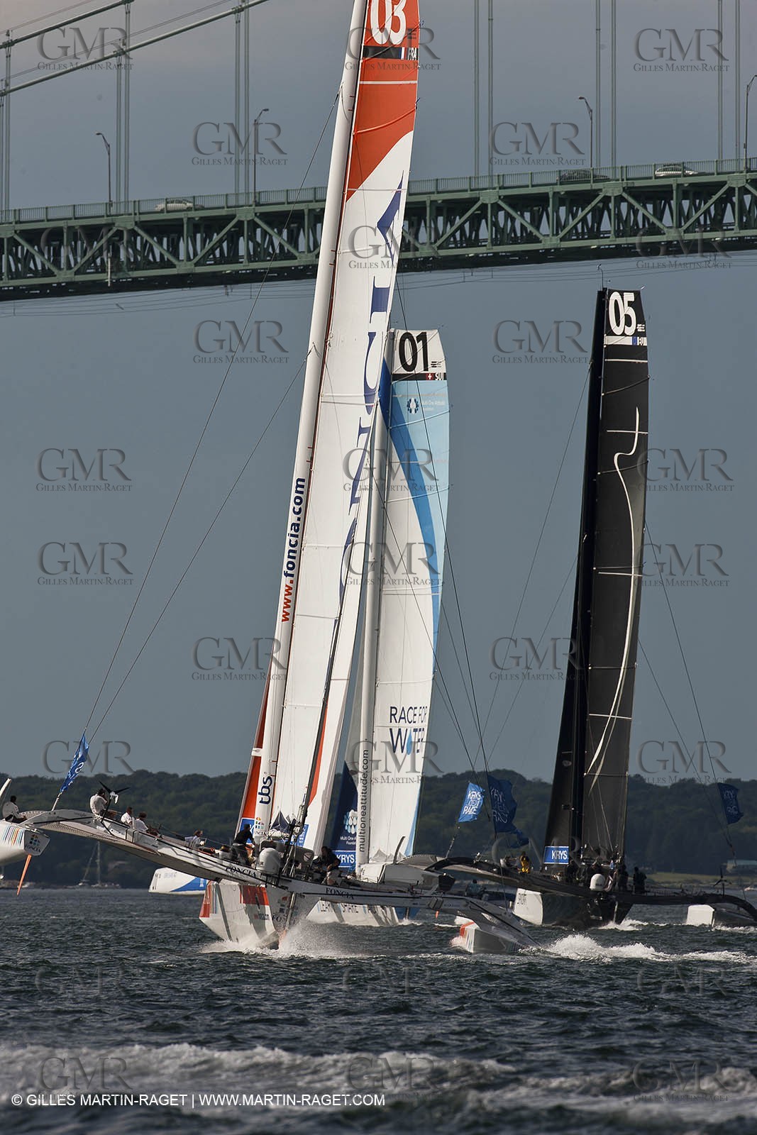 02 07 2012 - Newport (RI) -start of the Krys Ocean Race pre-event sailed between Newport and New York