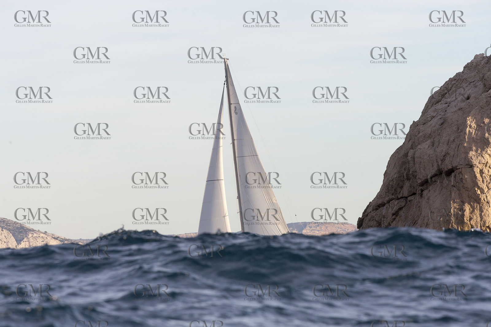 08 01 2016, Marseille (FRA, 13), Cruising in winter in the Calanques