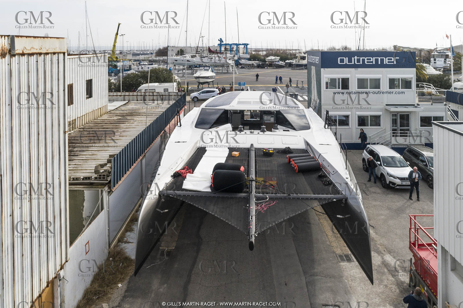 17 01 2018, La Grande Motte (FRA), Gunboat 68  1 launch
