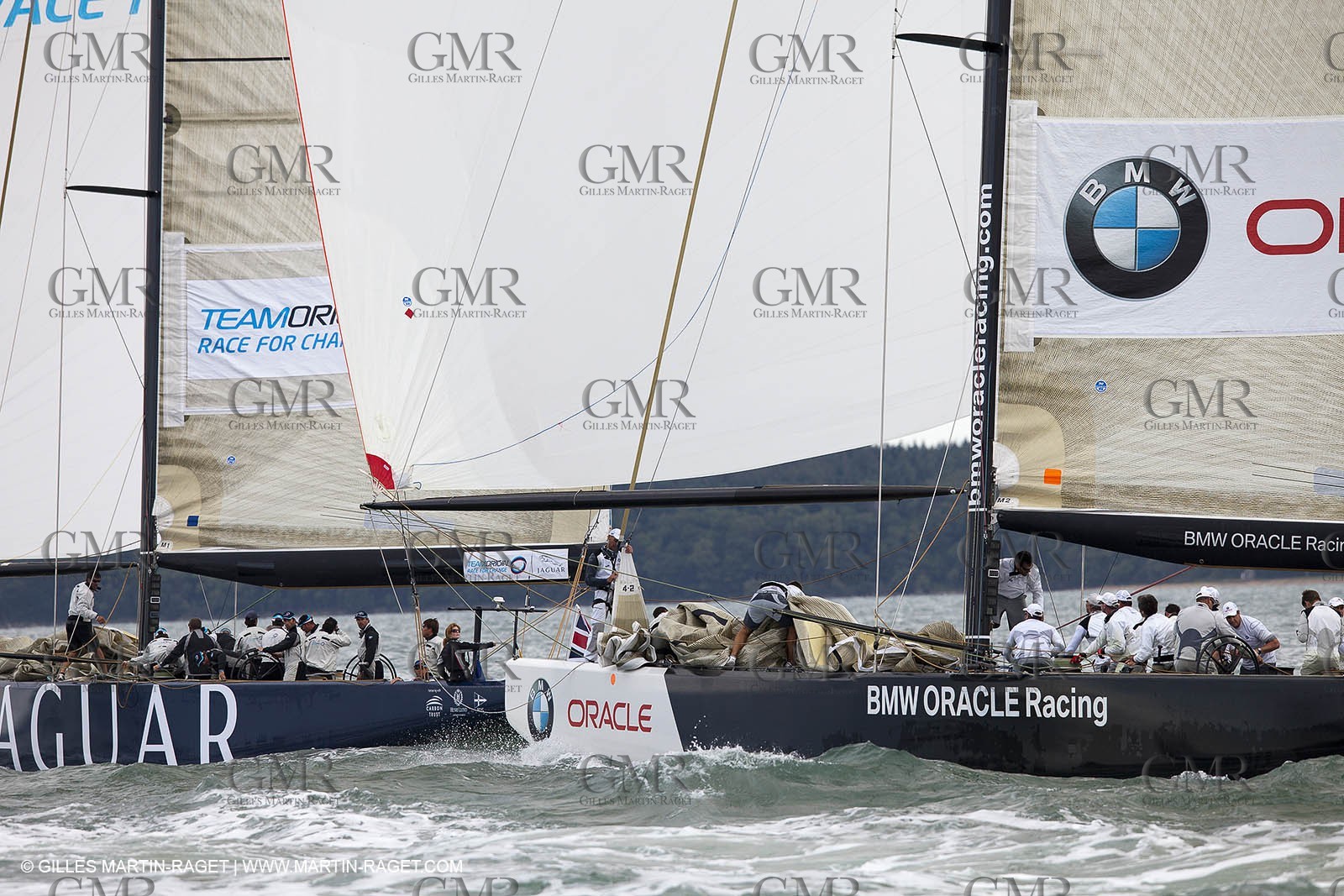 04 08 2010 - Cowes (UK, IOW) - The 1851 Cup -  BMW ORACLE Racing - Day 2.