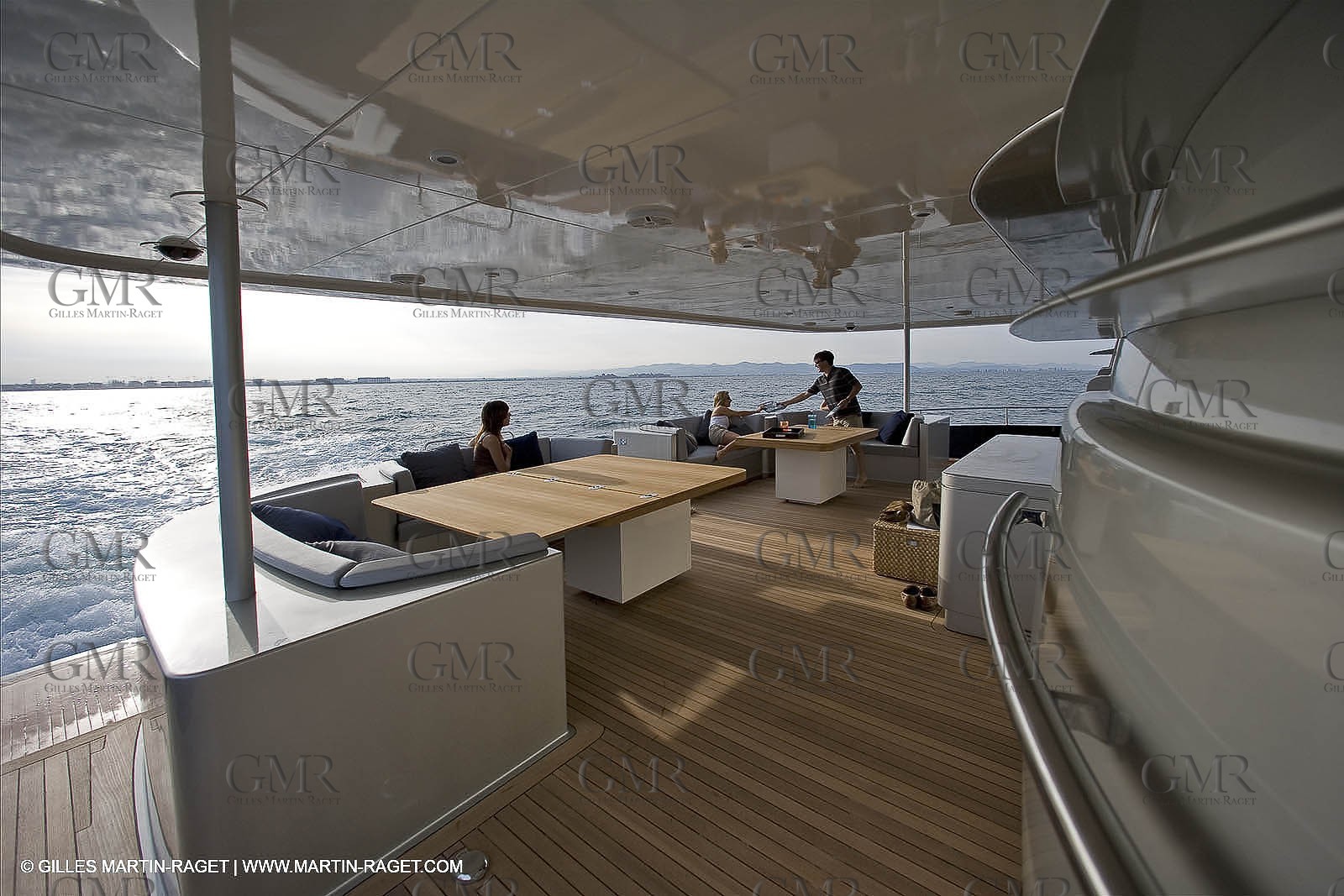 11 06 2007 - Valencia (Spain) - Super Yacht Catamaran Bradley, Gilles Vaton design built by H2X in la Ciotat (France)