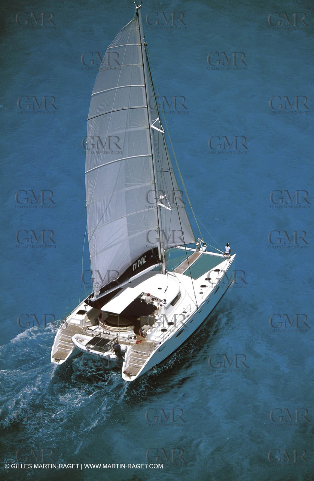 Cruising multihull sailing