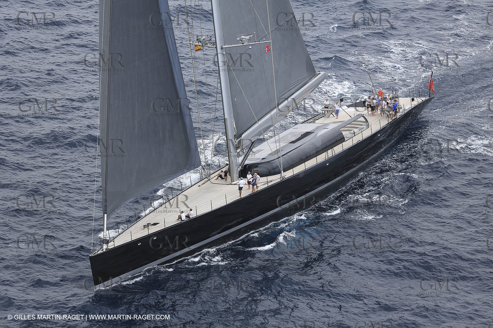 11 10 2014, Alicante (ESP), Volvo Ocean Race 2014-15 start, Super Yacht Aglaia