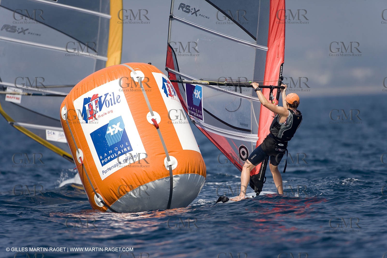 24 04 2007 - 2007 Semaine Olympique Française - Hyères (South of France) - Day 3 - Team France - RS:X - Faustine Merret