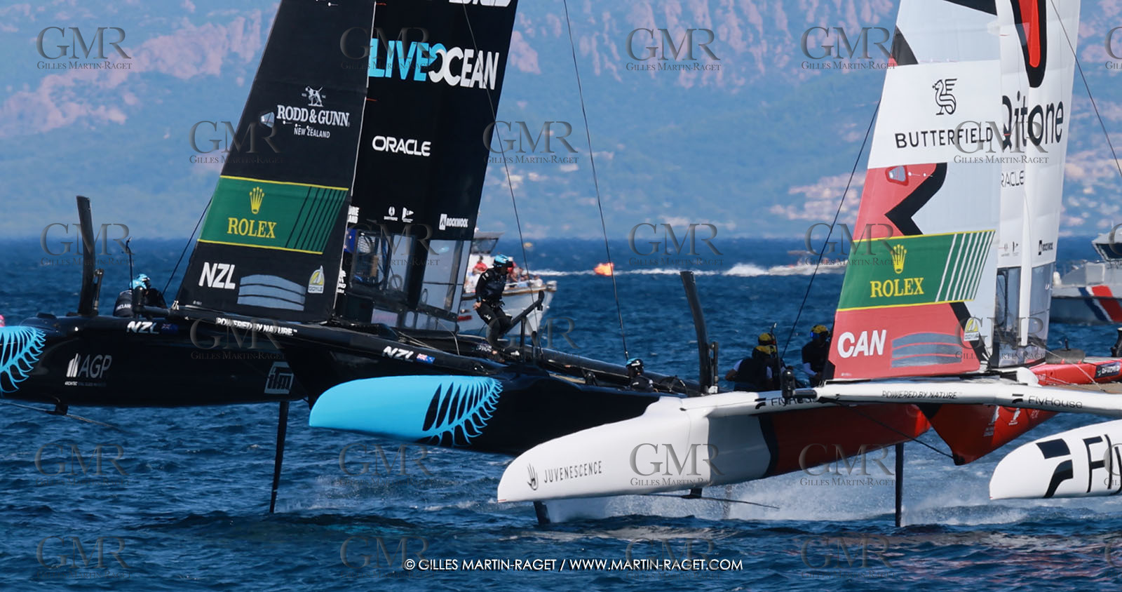 10 09 2025, Saint-Tropez,(FRA), Rockwool SailGP France Saint-Tropez, Race Day 1
