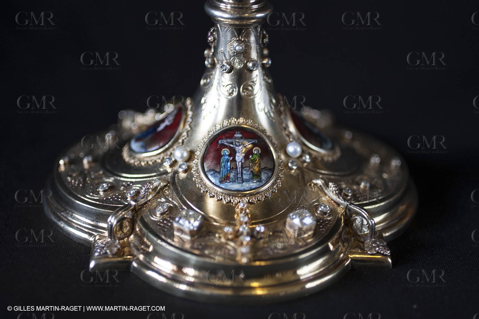 04 02 2013 - Marseille(FRA,13), Notre Dame de la Garde,liturgical silverware