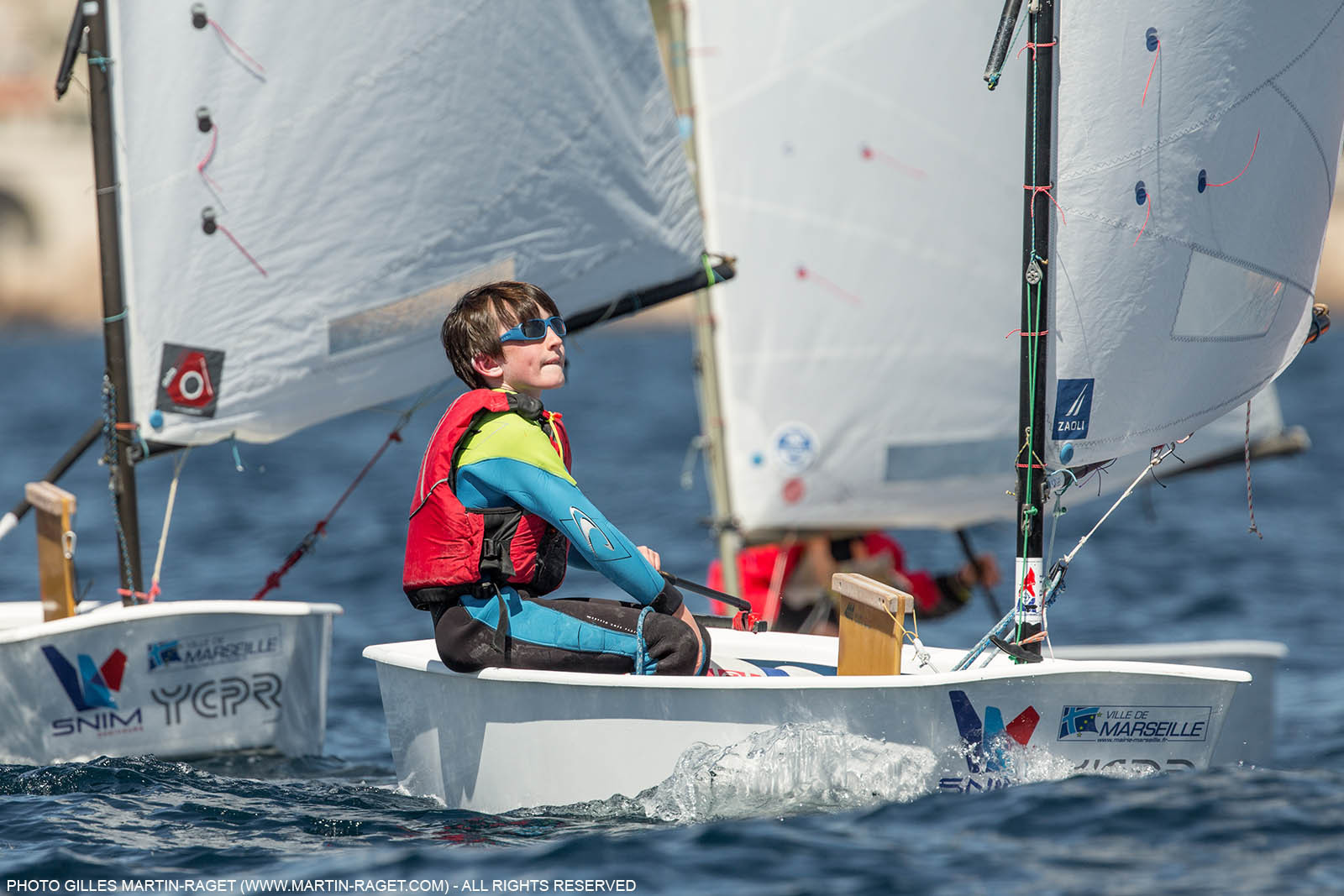 14 04 2016, Marseille (FRA,13), SNIM Dériveurs, Coupe Internationale de Printemps Optimist, Day 4