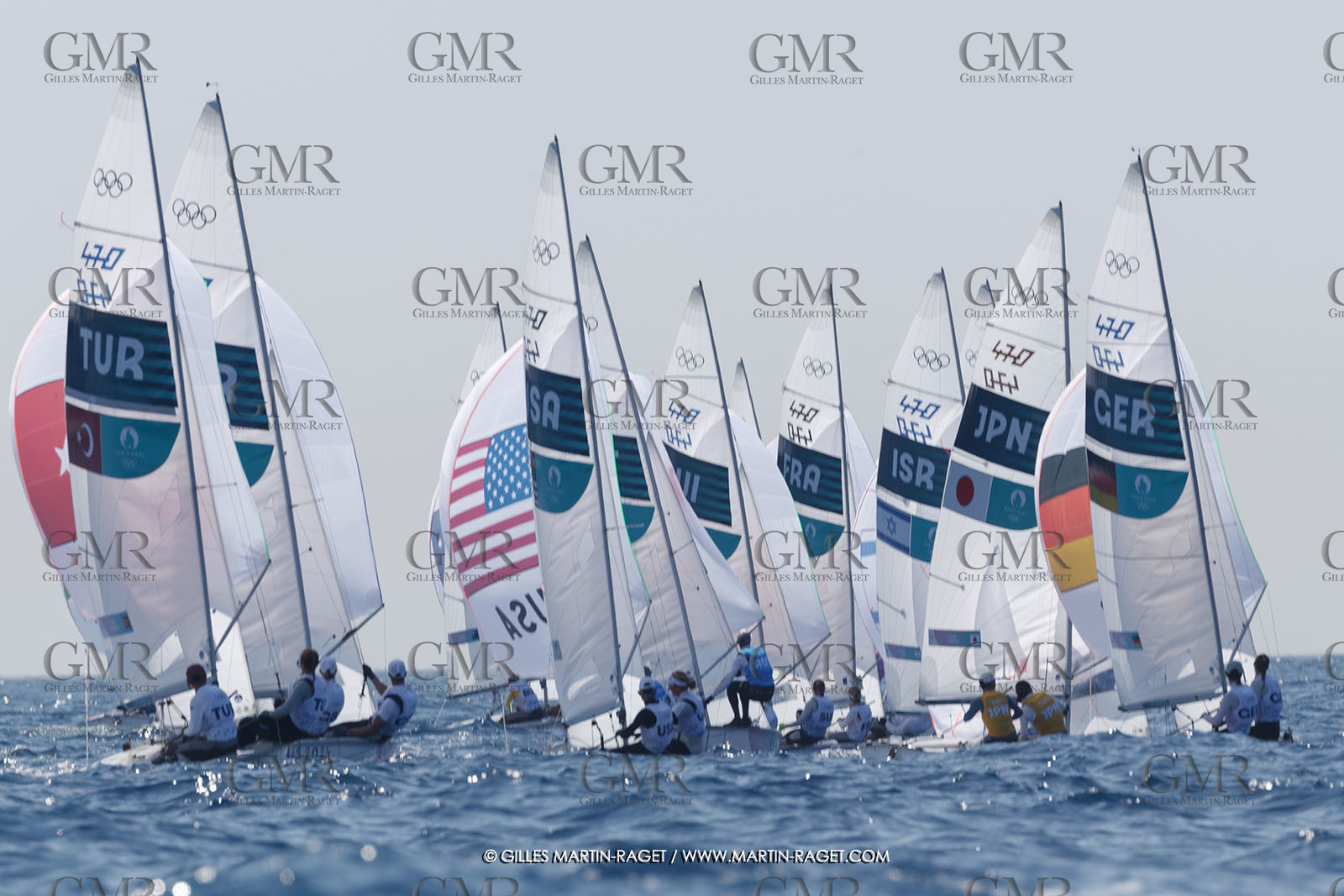 03 08 2024, Marseille (FRA), Paris 2024 Olympic Games, Sailing, Race Day 7