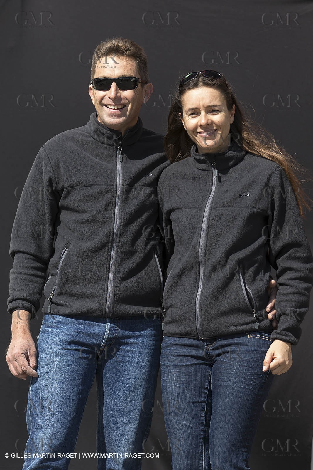 26 03 2013 - Marseille (FRA,13) - Ingrid Petitjean et Olivier backes training on their Nacra 17 in breezy conditions