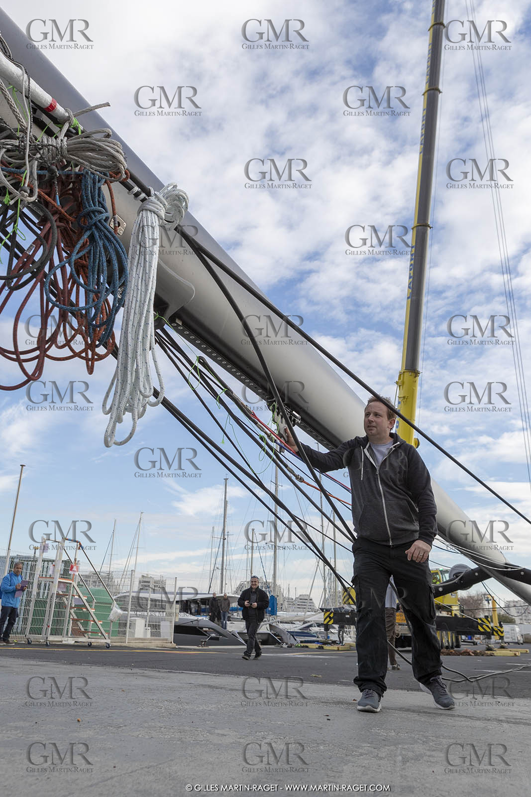 17 01 2018, La Grande Motte (FRA), Gunboat 68  1 launch