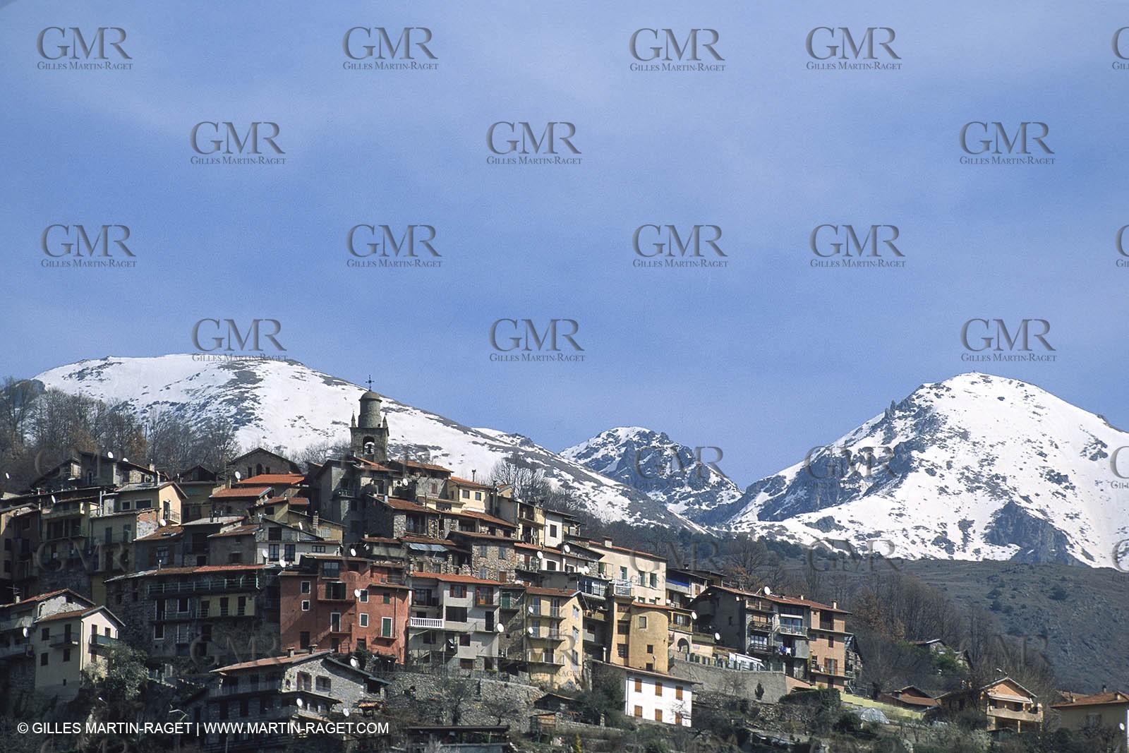 France - Côte d'Azur - Villages perchés des Alpes Maritimes - Belvédère