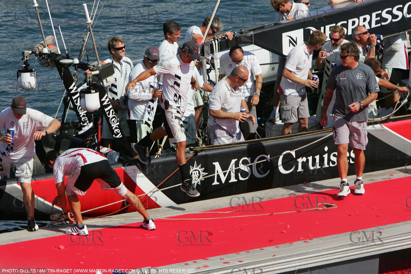 03 07 2007-Valencia (Spain)- 32nd America's Cup - Final Match - Day 8 - Alinghi vs Emirates Team New Zealand