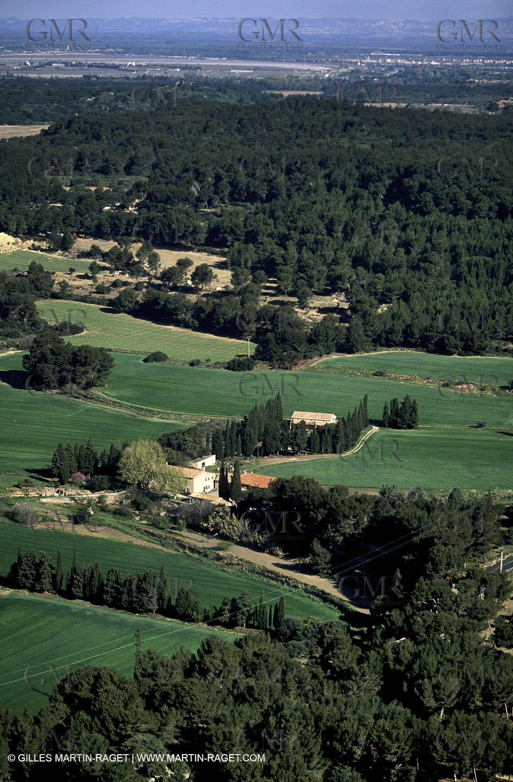 open field near Istres