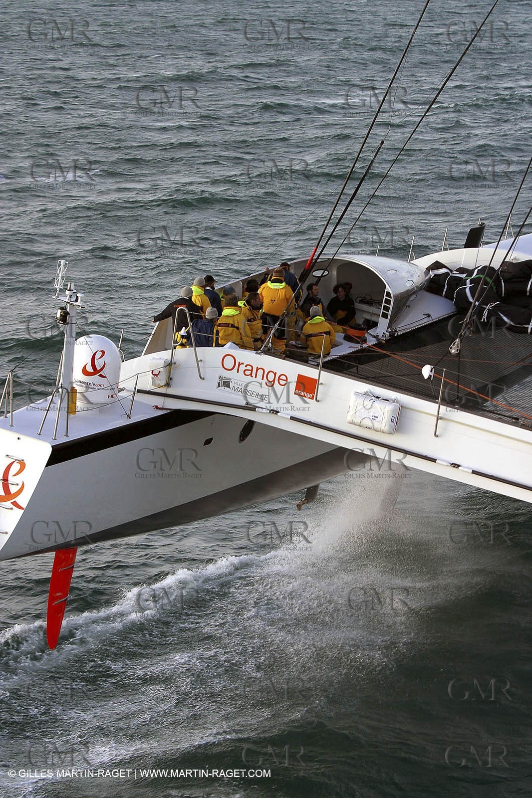 La Trinité   Mer - Orange II - 1st sea trials