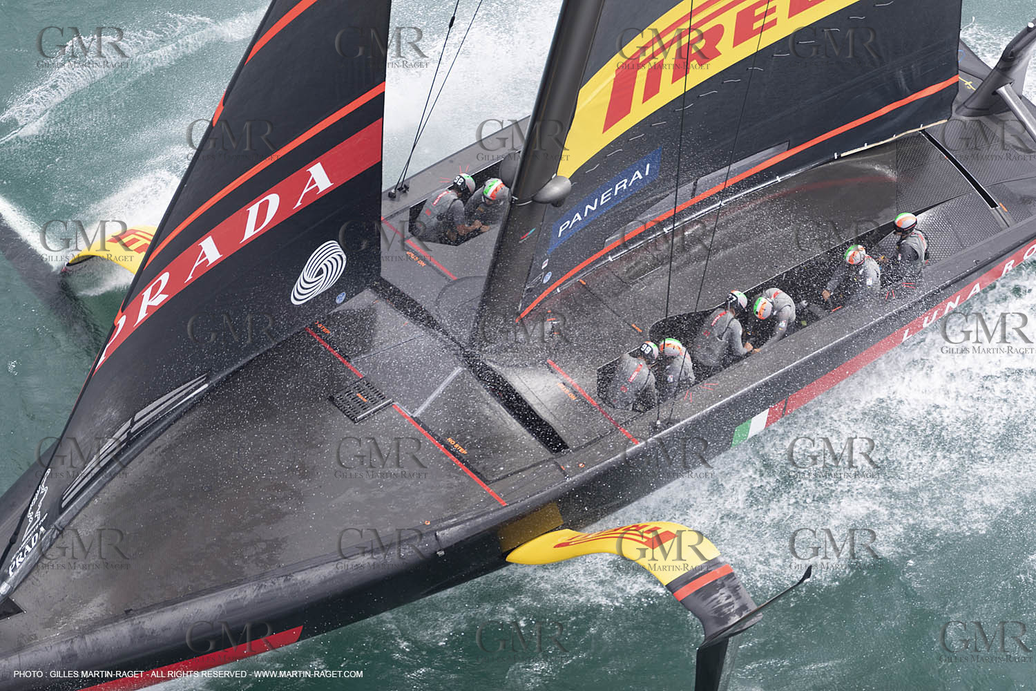 10 12 2020 - Auckland (NZL) - 36th America's Cup - Practice Sessions - Day 2 -Luna Rossa Prada Pirelli Team