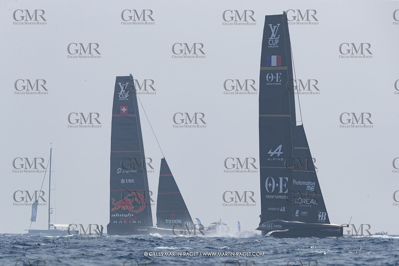 22 08 2024, Barcelona (ESP), Louis Vuitton 37th America's Cup, Louis Vuitton Preliminary Regatta, Race Day 1