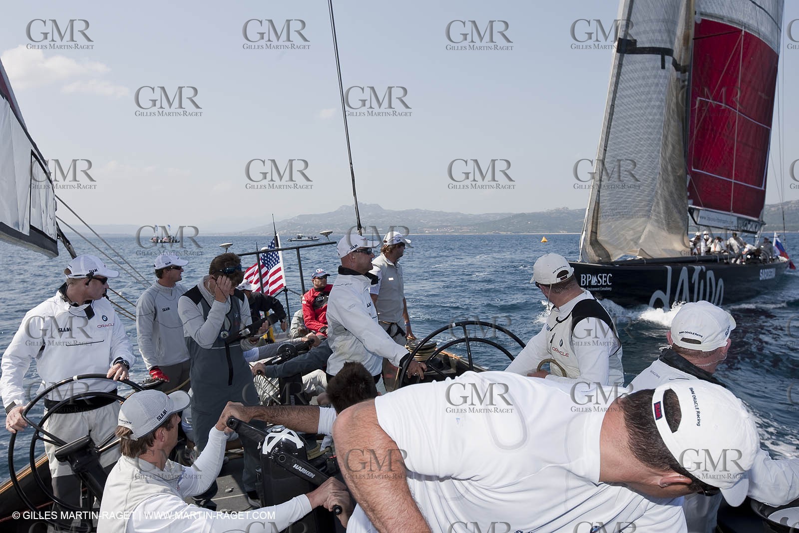 19 05 2010 - La Maddalena (ITA, Sardinia) Louis Vuitton Trophy - BMW ORACLE Racing - Training