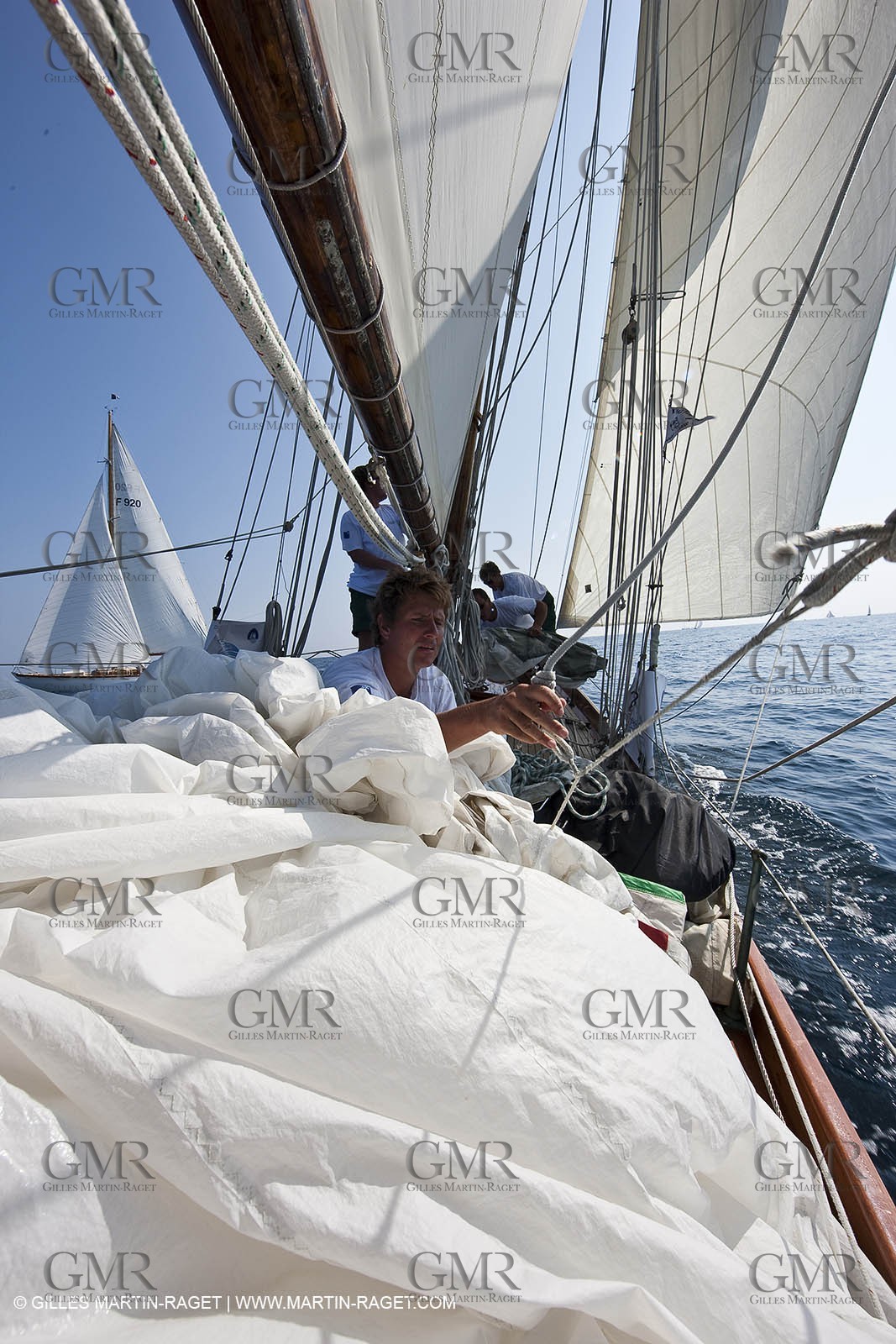 23 09 2009 - Cannes (FRA,83) - Régates Royales - Onboard Pen duick