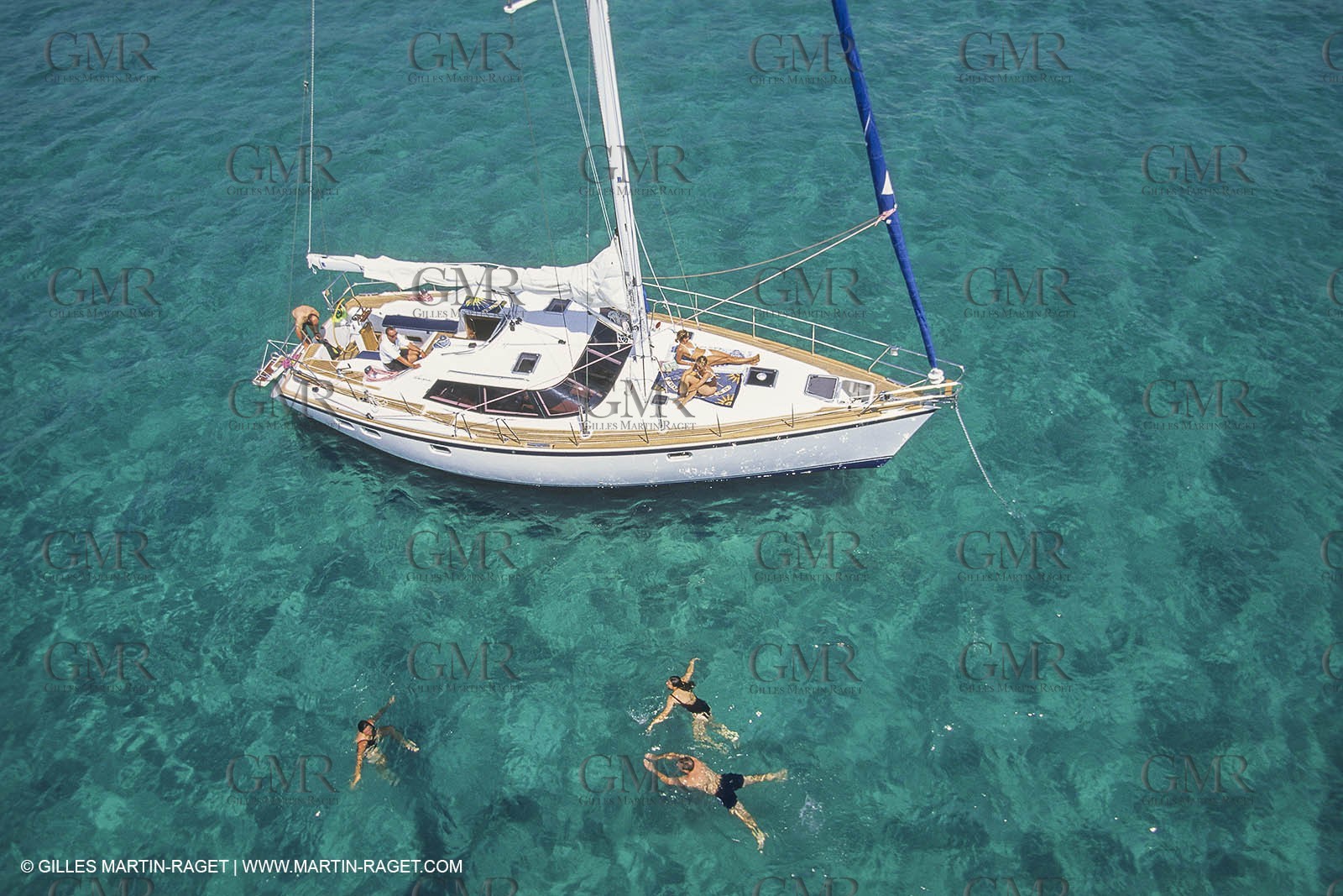 sailing, cruising, monohull at the mooring