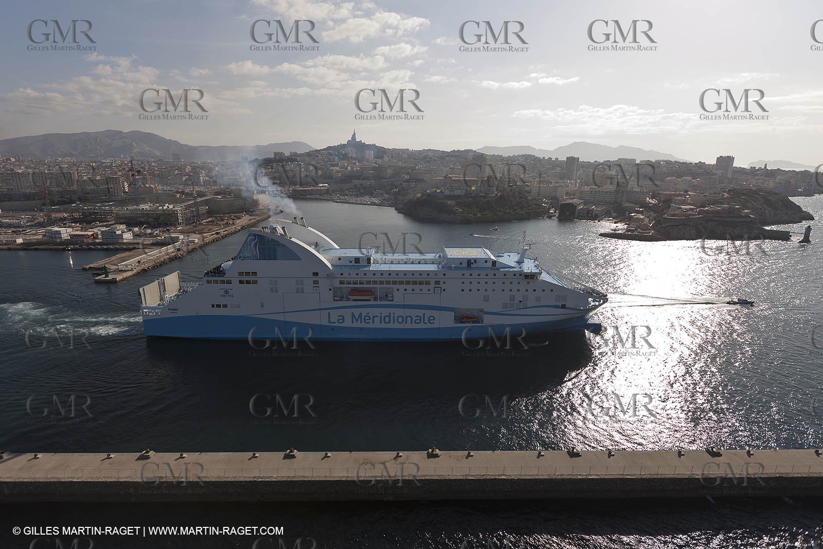 14 01 2012 - Marseille (FRA,13) - La Meridionale shipping company - the Piana off Marseille and the Calanques