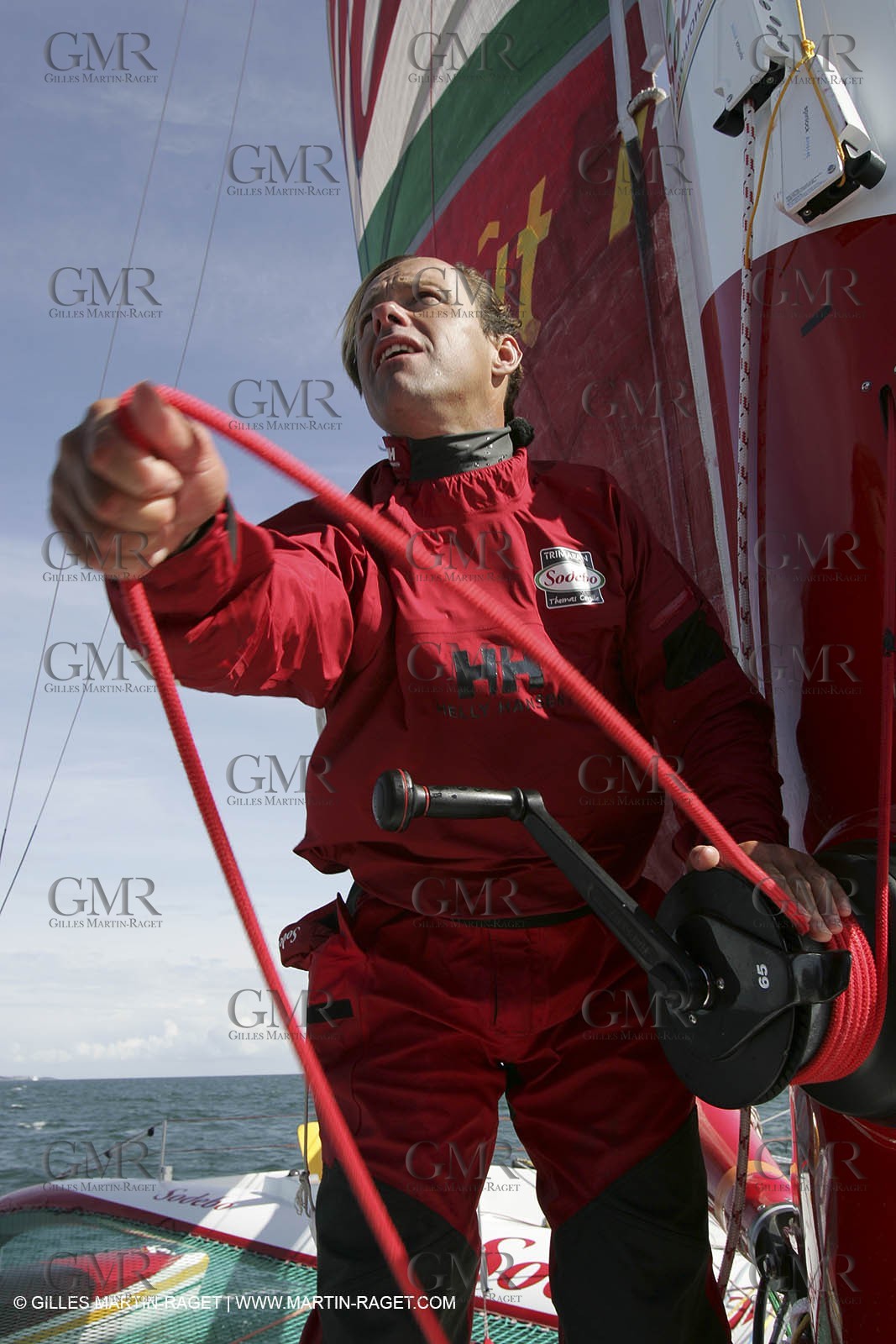 Orma 2005 - Sodebo - April training - Thomas Coville