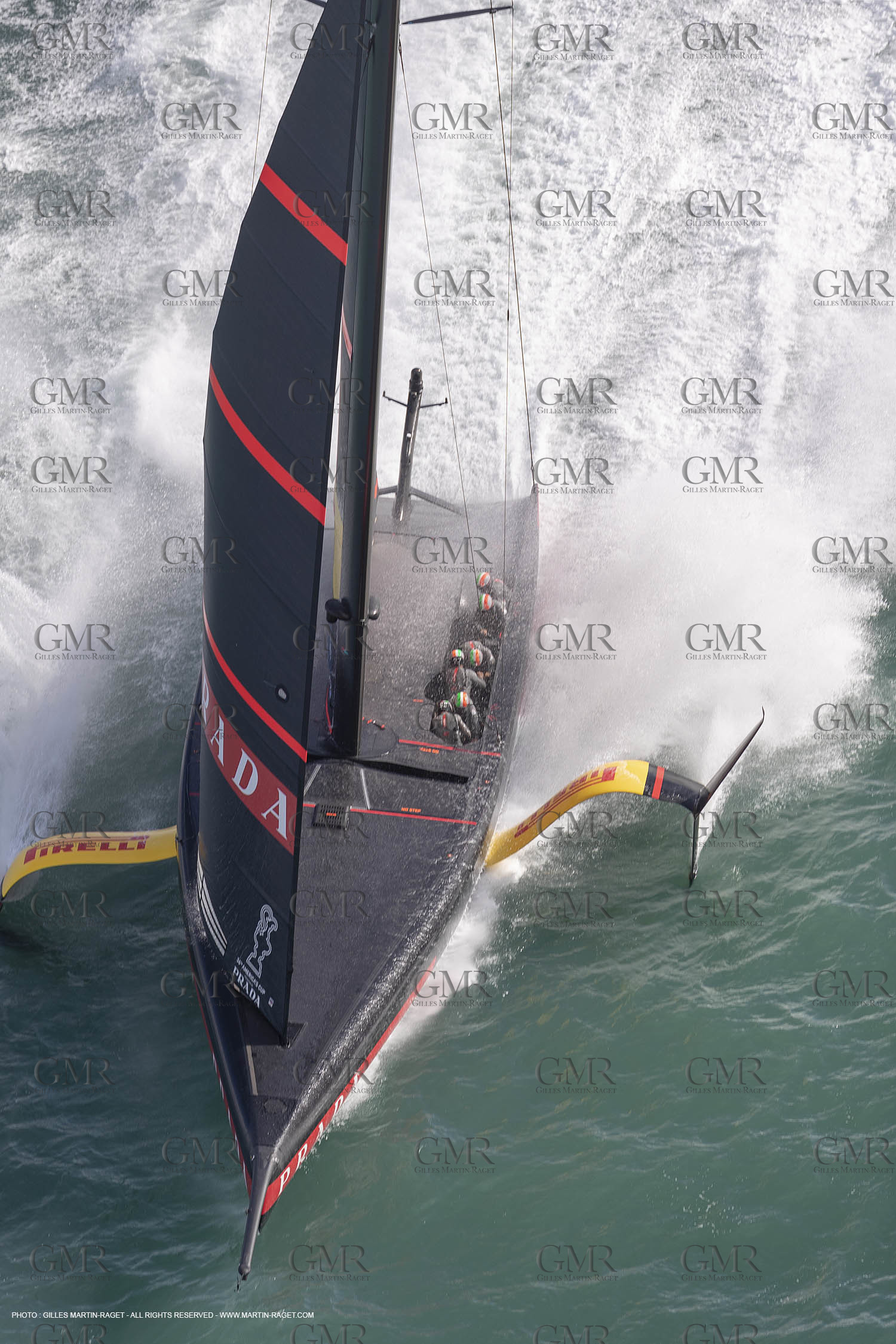 10 12 2020 - Auckland (NZL) - 36th America's Cup - Practice Sessions - Day 2 -Luna Rossa Prada Pirelli Team
