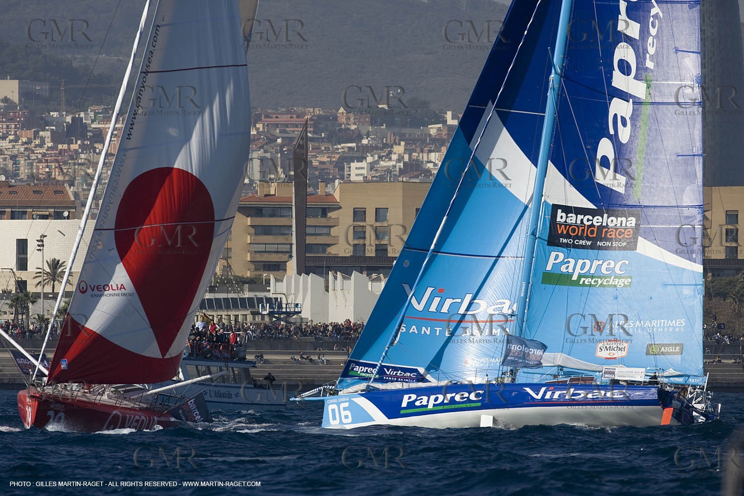 11 11 2007 - Barcelona (Spain) -  Barcelona World Race 2007 - Start