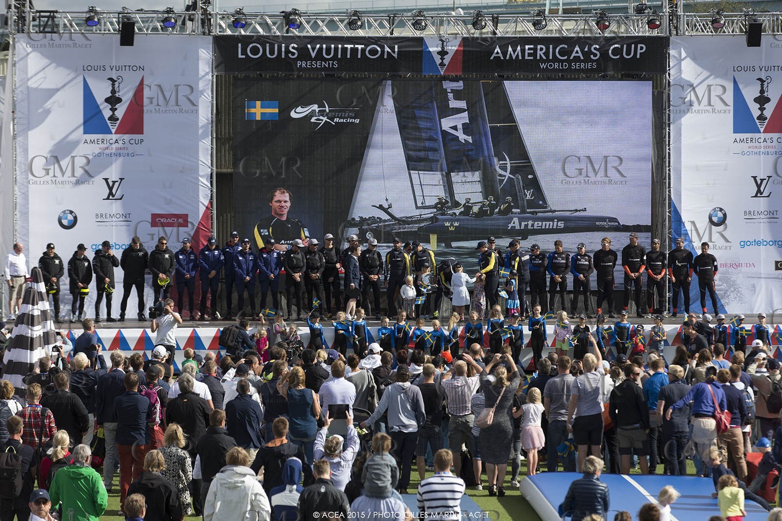 29 08 2015, Göthenburg, (SWE), 35th America's Cup, Louis Vuitton America's Cup World Series Göthenburg 2015, Race Day 1