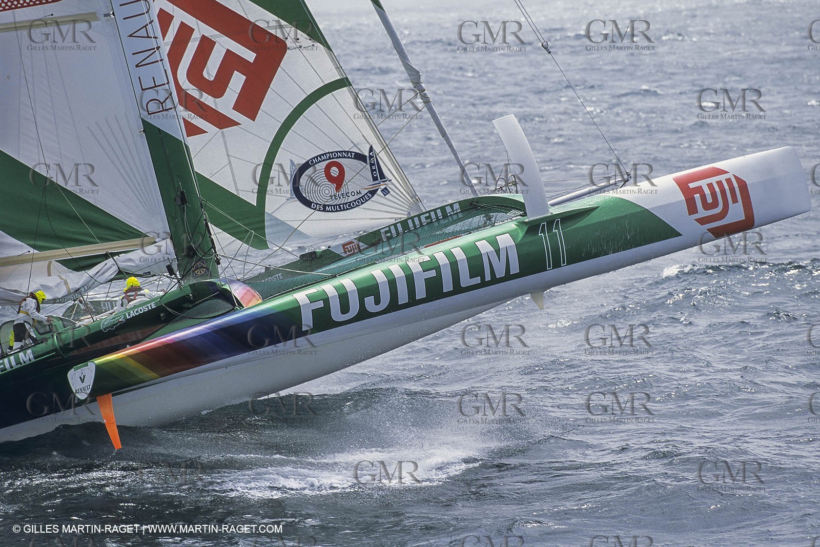 Yacht Racing, Multihull, ORMA 60, Loick Peyron, Fujicolor