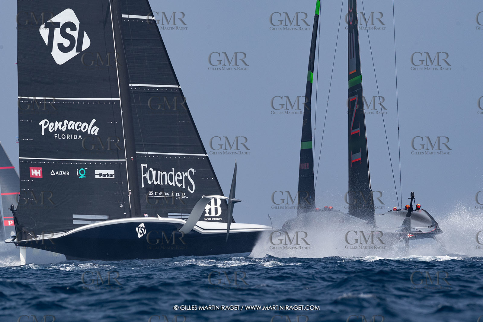 22 08 2024, Barcelona (ESP), Louis Vuitton 37th America's Cup, Louis Vuitton Preliminary Regatta, Race Day 1