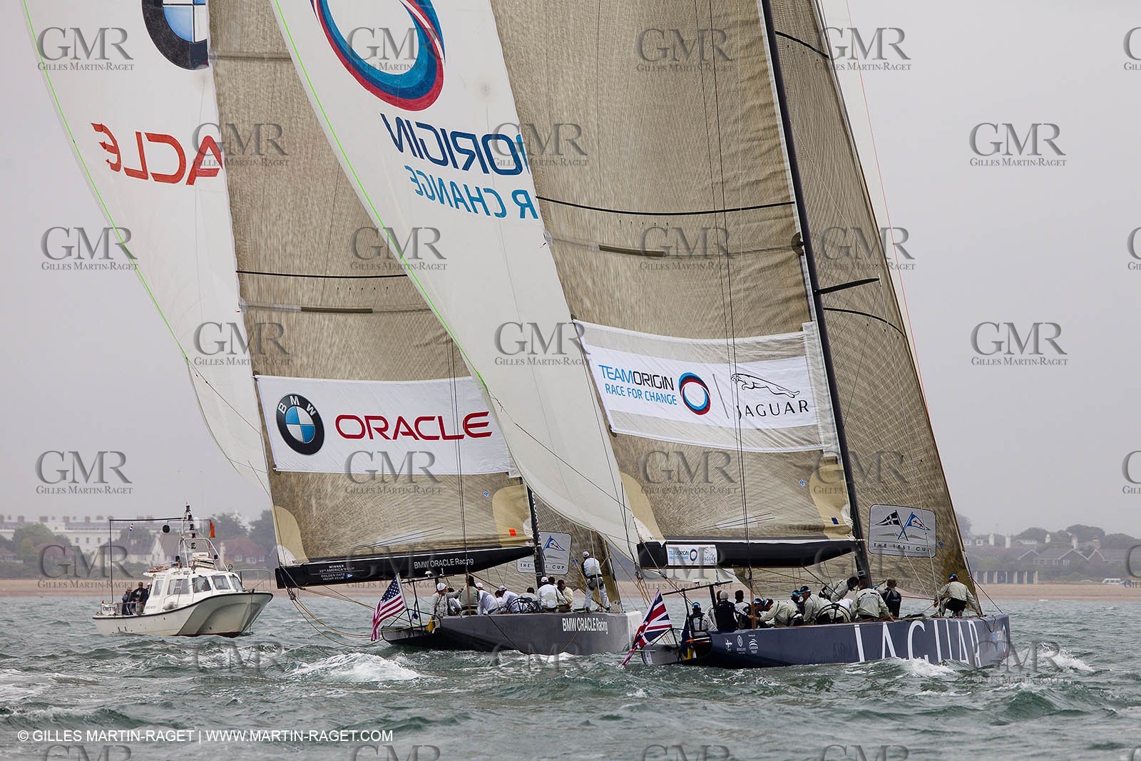 06 08 2010 - Cowes (UK, IOW) - The 1851 Cup -  BMW ORACLE Racing - Day 4.