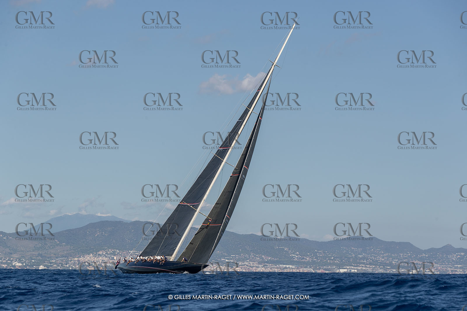 04 10 2024, Barcelona (ESP), 37th America's Cup, Louis Vuitton Cup Final, Race Day 7